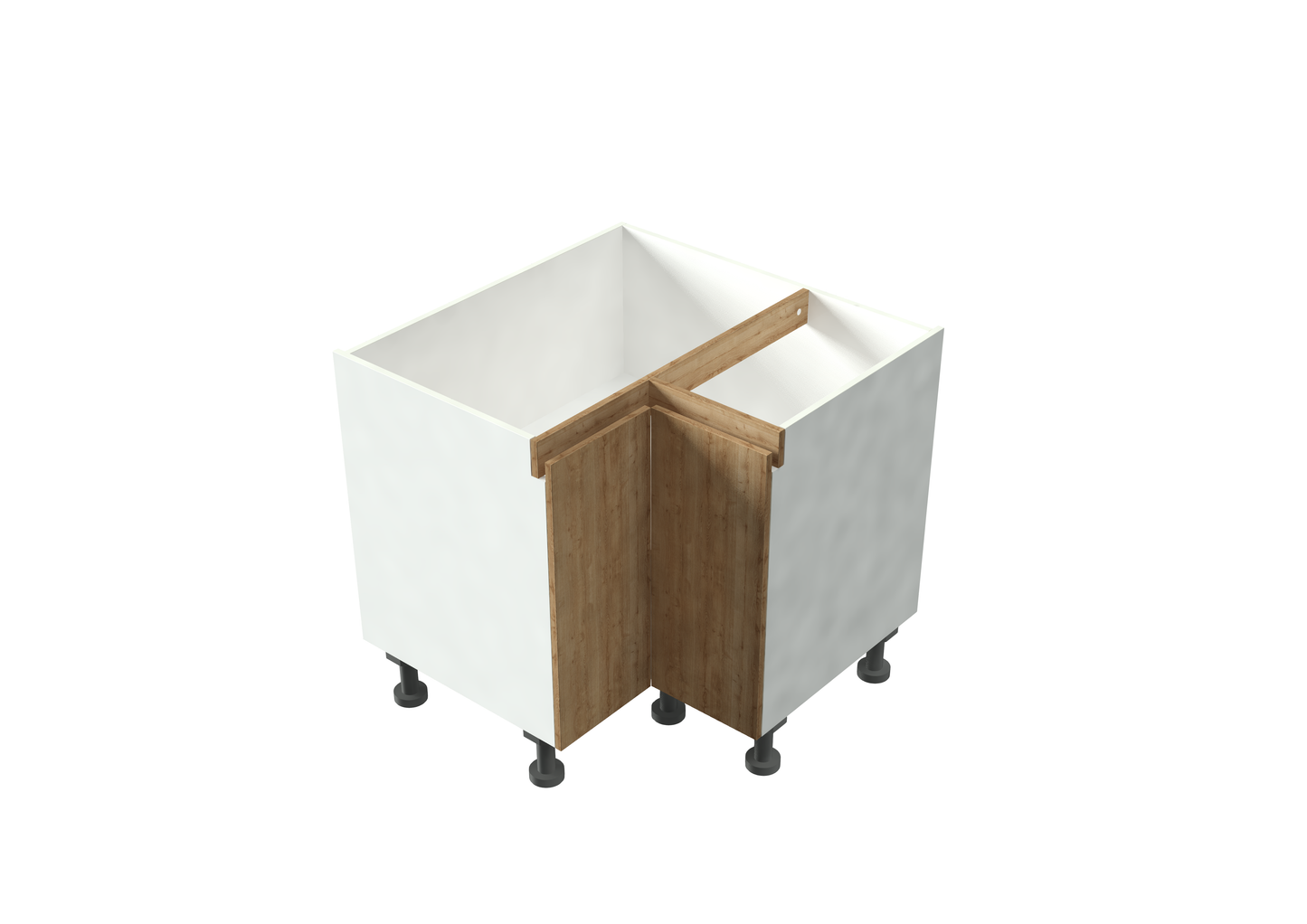 900x900 Corner Bifold Door LH Hinge Base Cabinet
