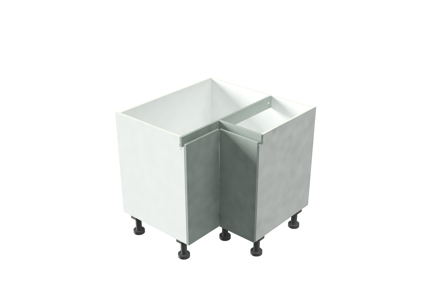 900x900 Corner Bifold Door LH Hinge Base Cabinet