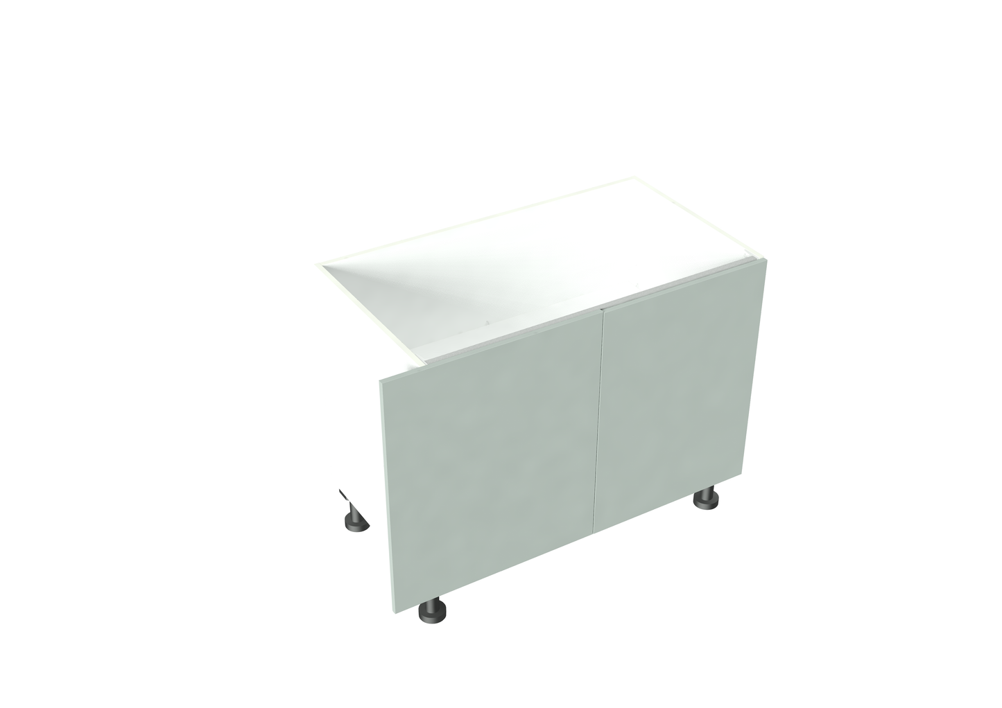 W1060-1200mm:D520-650mm 1 Door Right Hand Side, Left Blind Corner Base Cabinet