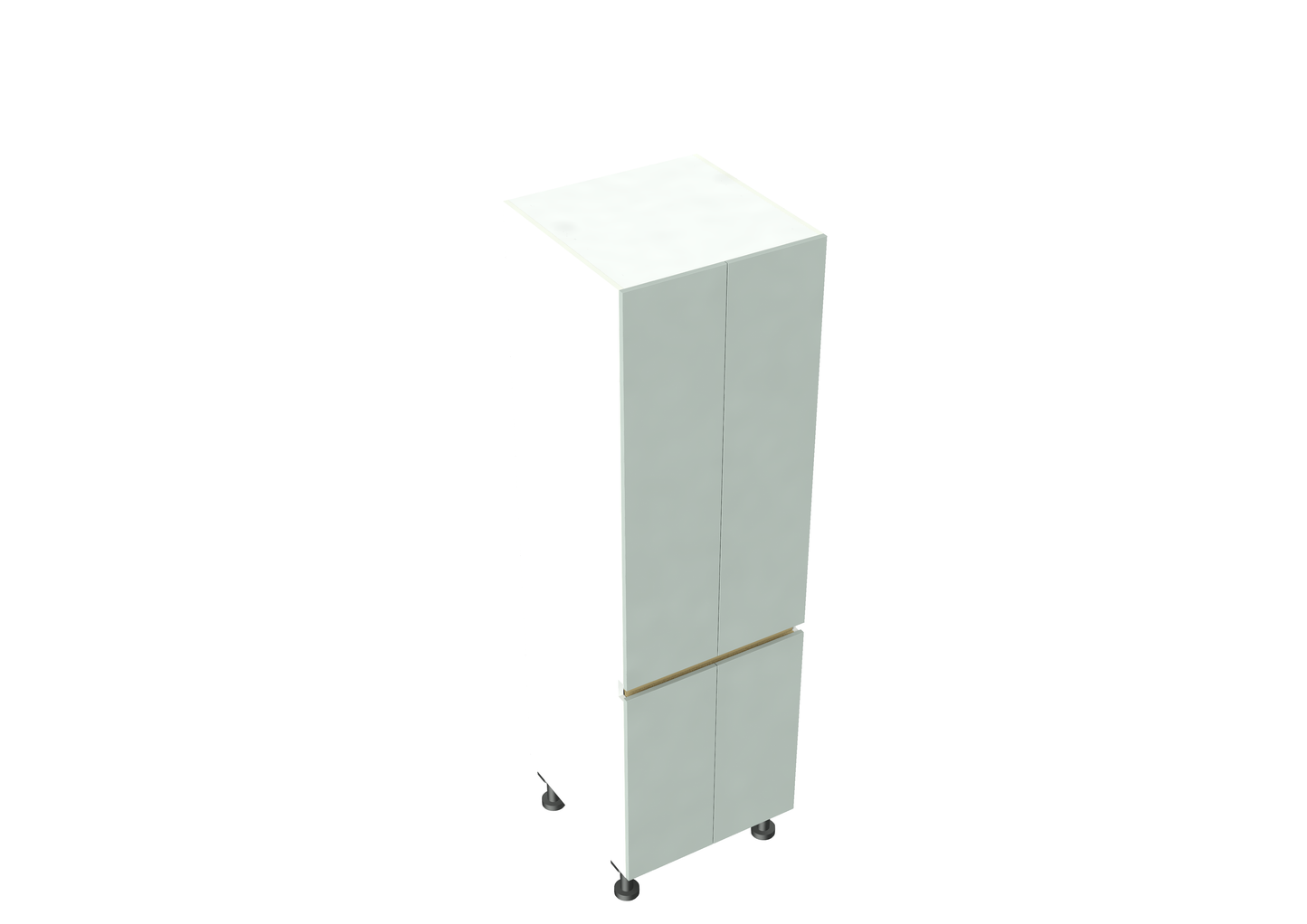 W600-1000mm 4 Door Pantry Cabinet
