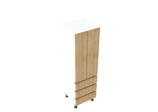 W600-1000mm 2 Door, 3 Drawer Pantry Cabinet