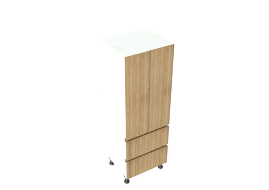 W600-1000mm 2 Door, 2 Drawer Pantry Cabinet