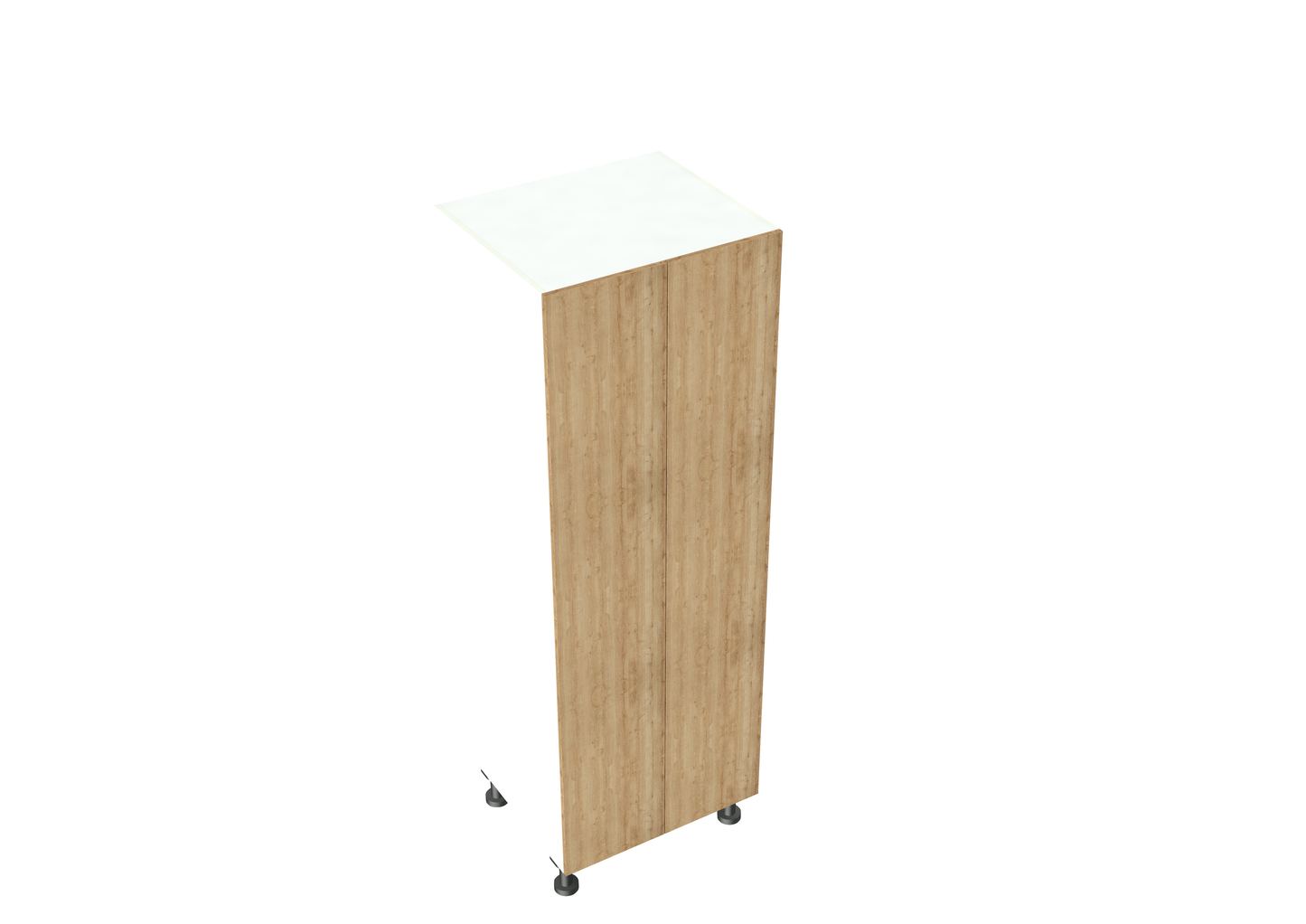 W700-1000mm 2 Door Tall Broom Cabinet
