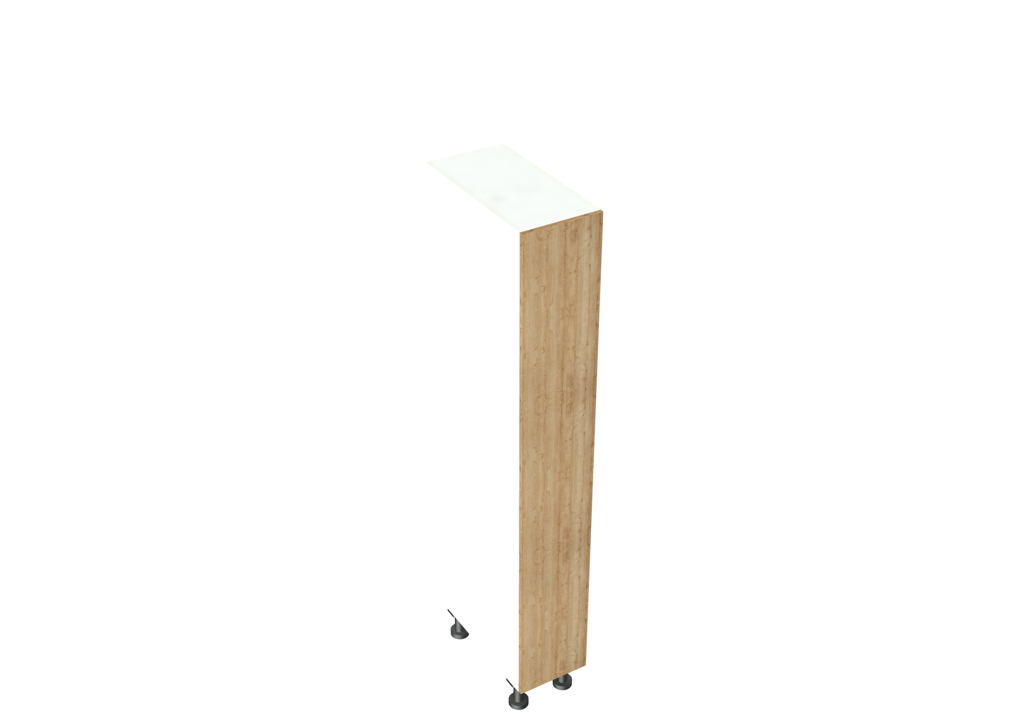 W300-600mm 1 Door RH Hinge Push-to-Open Pantry Cabinet