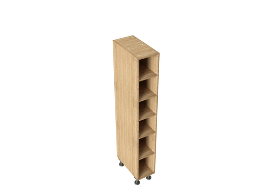 W300-599mm Tall Open Shelf Cabinet