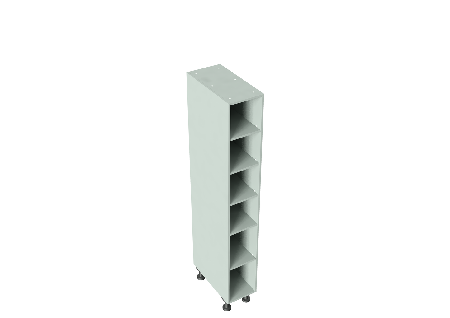 W300-599mm Tall Open Shelf Cabinet