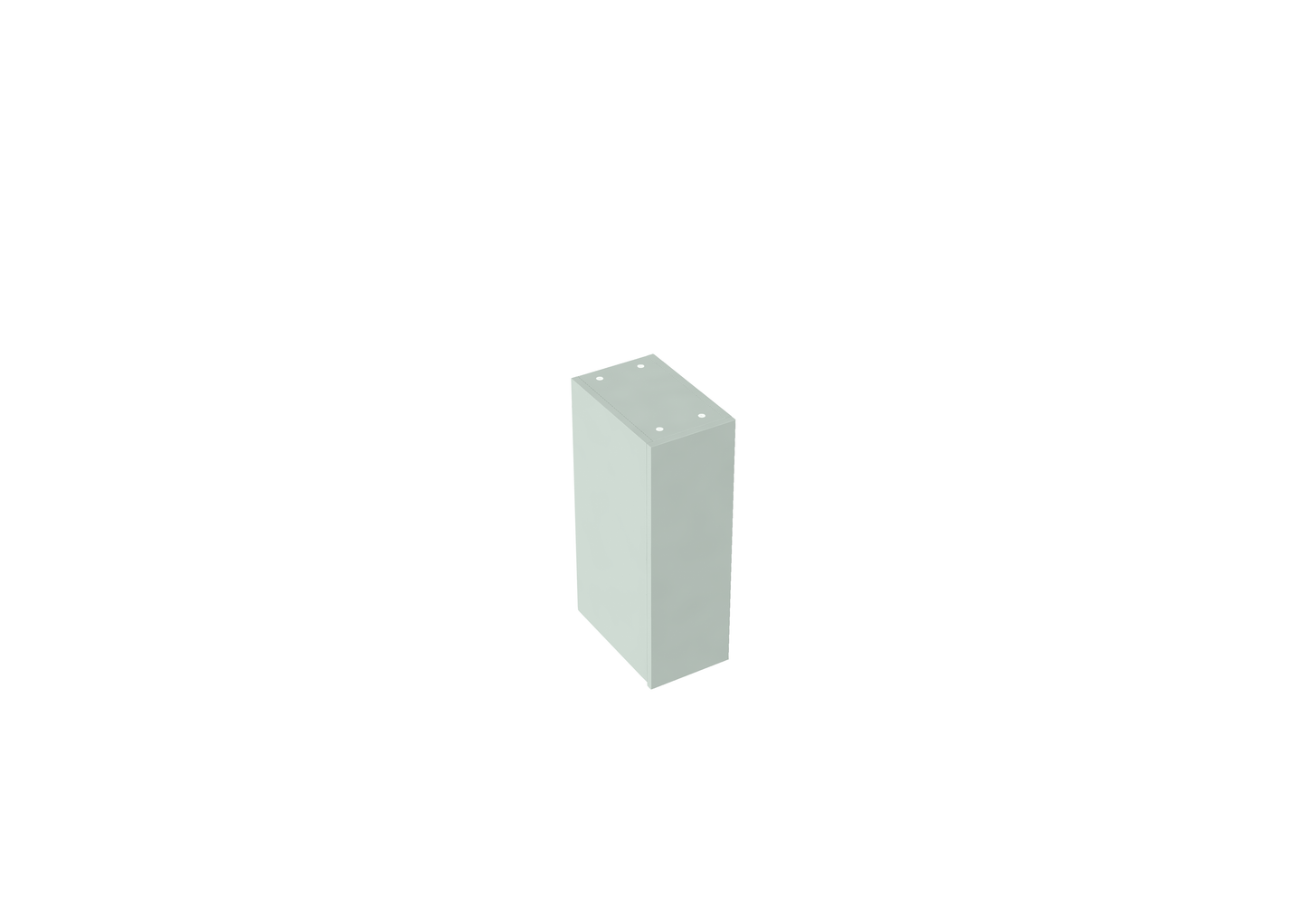 W200-449mm 1 door RH Hinge Wall Cabinet w/ Finger Pull