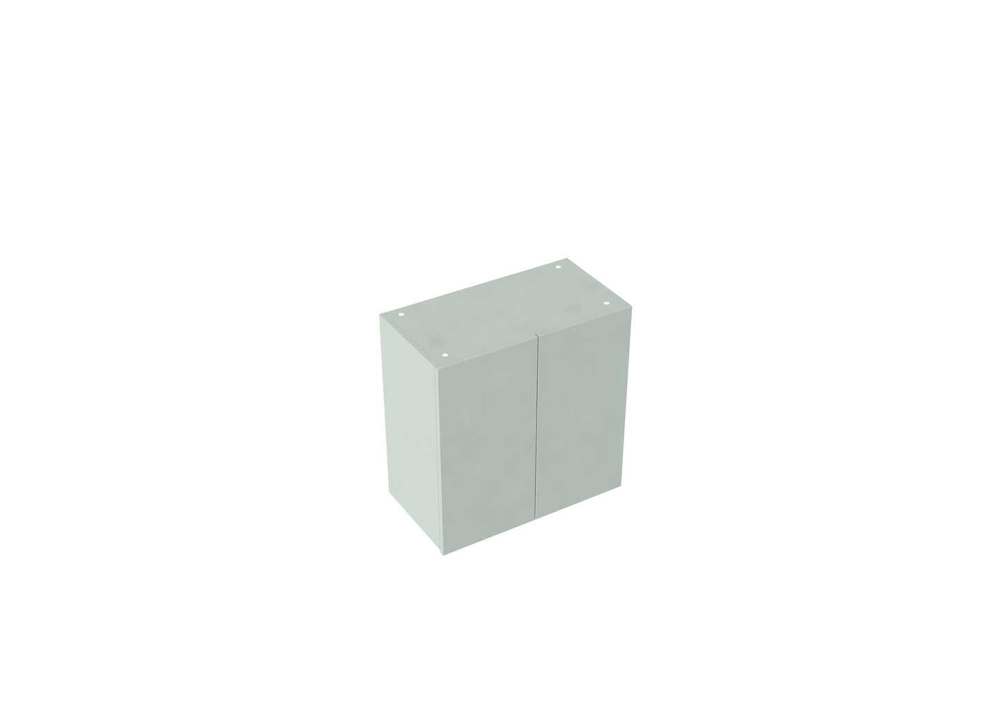 W600-1000mm 2 door Wall Cabinet w/ Finger Pull