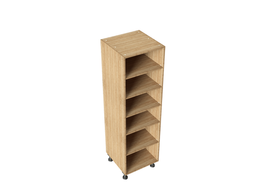 W600-900mm Tall Open Shelf Cabinet