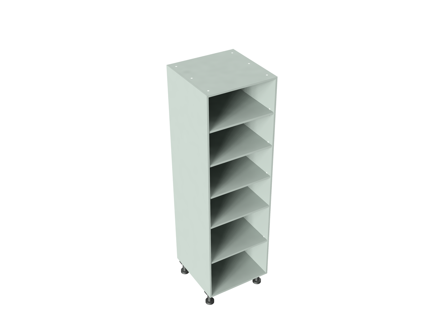 W600-900mm Tall Open Shelf Cabinet