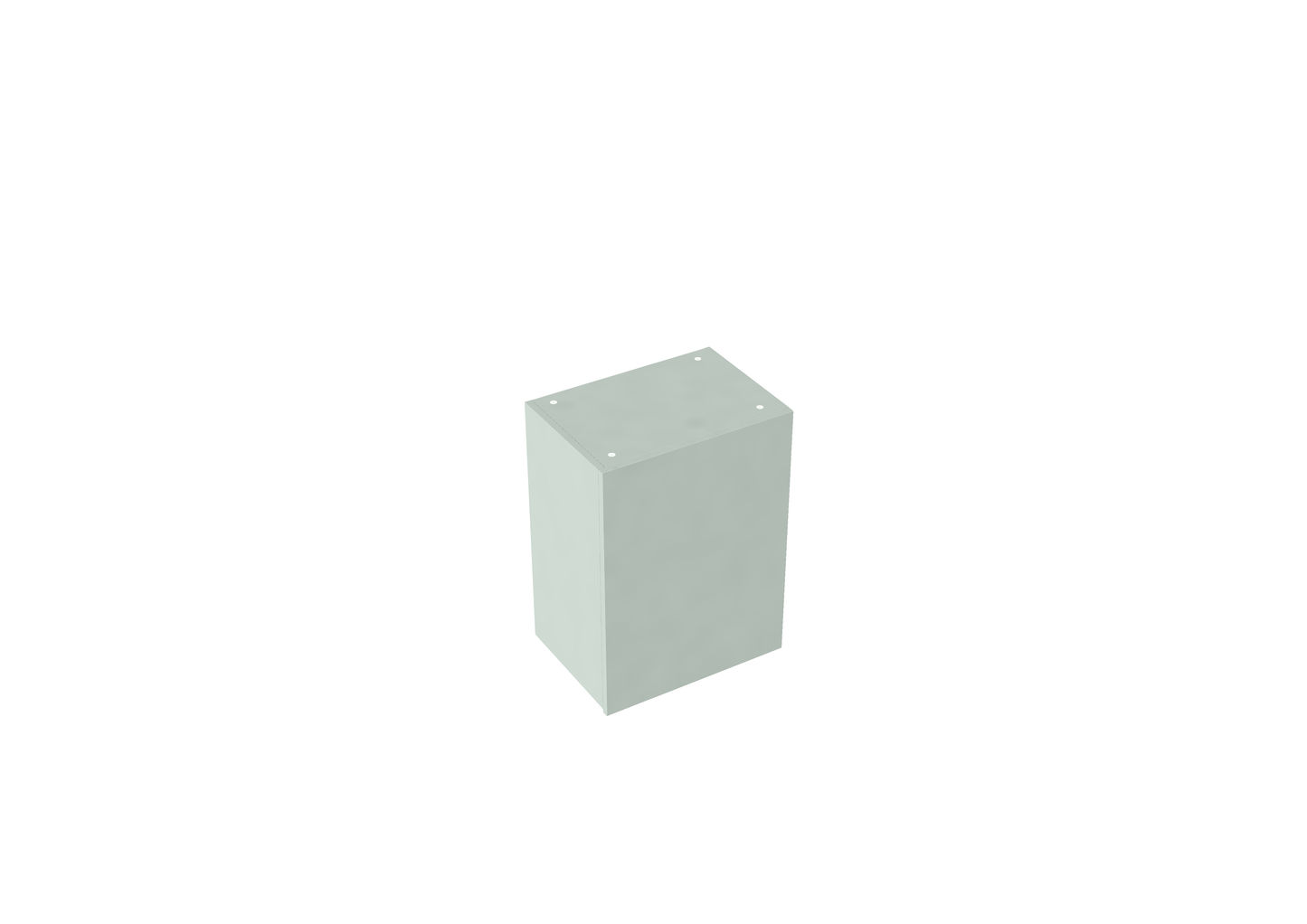 W450-600mm 1 door LH Hinge Wall Cabinet w/ Finger Pull