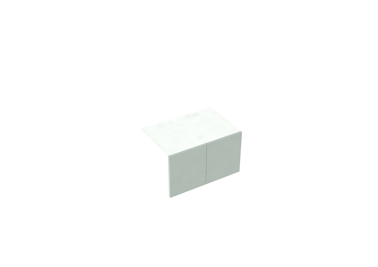 W600-1000mm 2 door Over Fridge Cabinet
