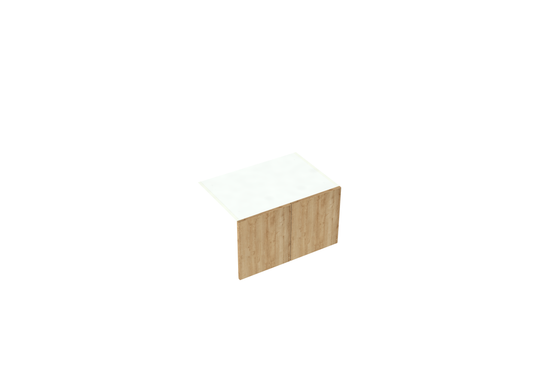W600-1000mm 2 door Over Fridge Cabinet w/ Finger Pull