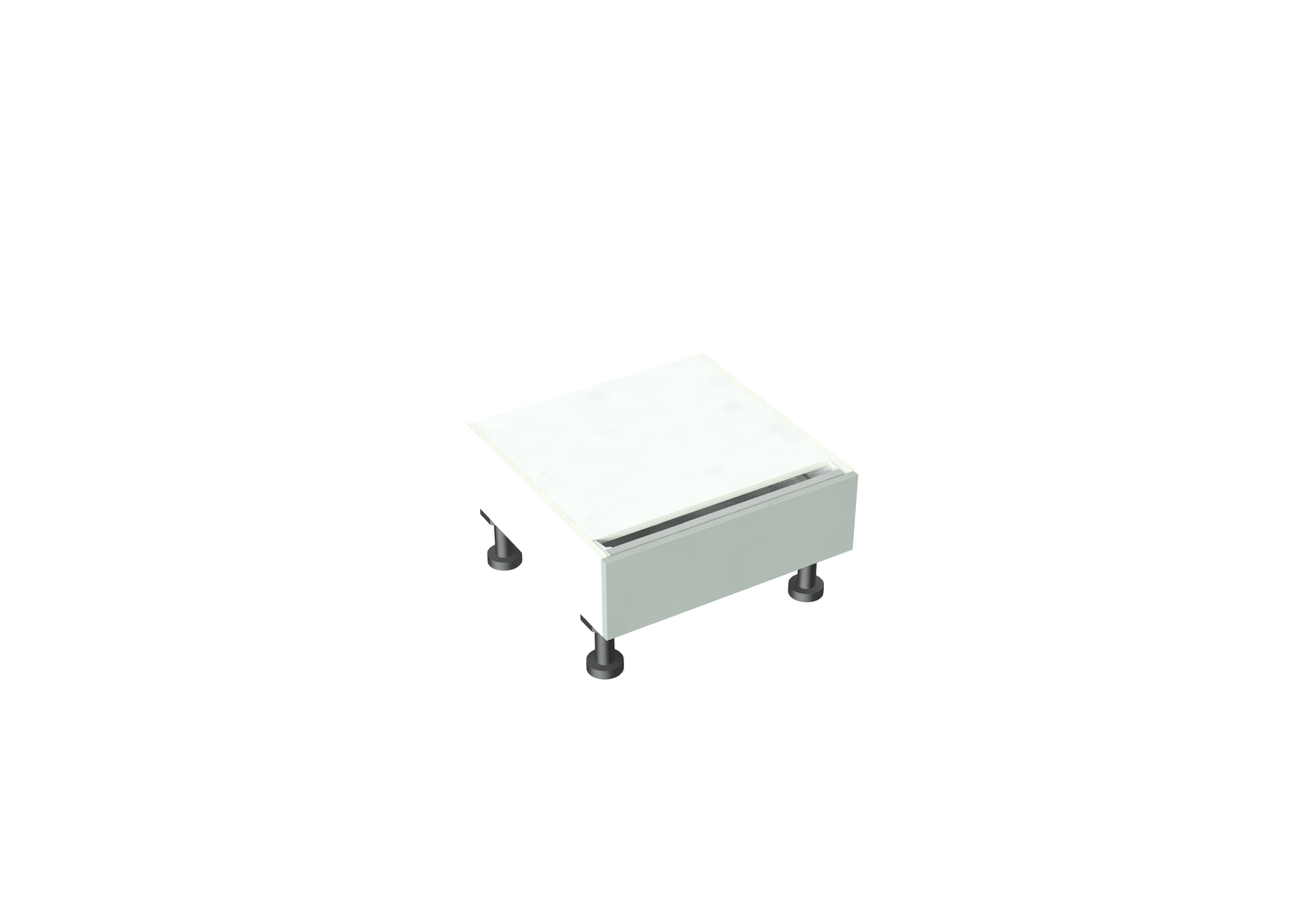 W600-900mm 1 Drawer Microwave Base Cabinet