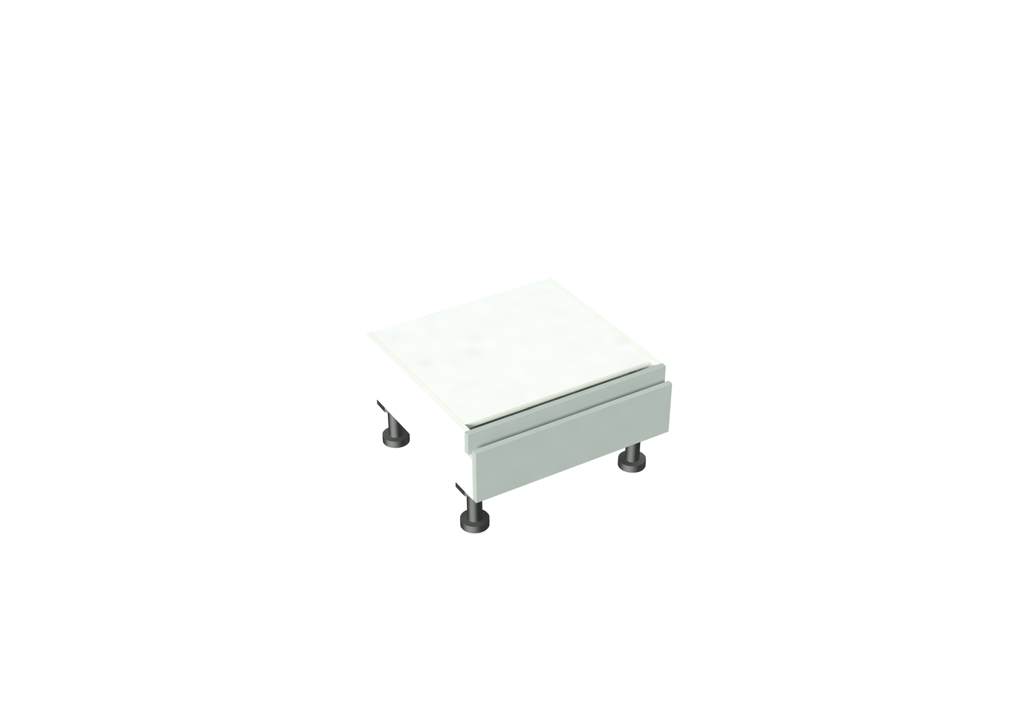 W600-900mm 1 Drawer Microwave Base Cabinet