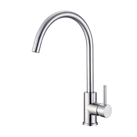 Evoke Gooseneck Sink Mixer Chrome